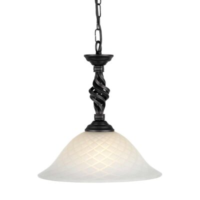 Kingscliff Hollow French Provincial Pendant Black