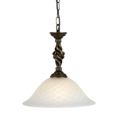 Kingscliff Hollow French Provincial Pendant Black and Gold