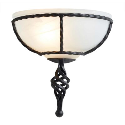 Kingscliff Hollow French Provincial Wall Light Black