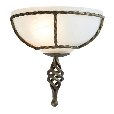 Kingscliff Hollow French Provincial Wall Light Black and Gold