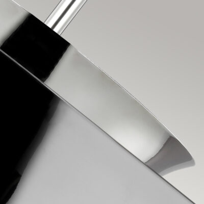 Kingscourt Mid-Century Tiered Pendant Polished Nickel — detail view