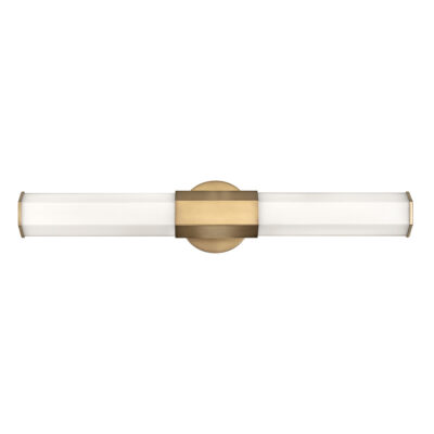Kingsleigh Retro Modern Dual LED Wall Light Heritage Brass