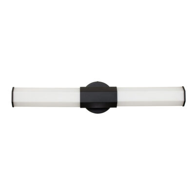 Kingsleigh Retro Modern Dual LED Wall Light Matte Black