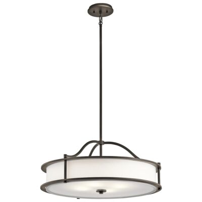 Kingsley Hall Hamptons Drum Pendant Olde Bronze