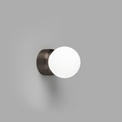 Kingsley Round Art Deco Wall Light Iron