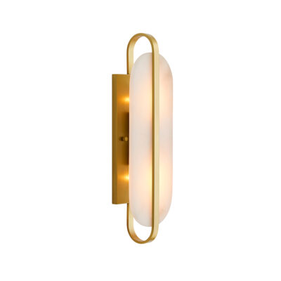 Kingsmead Contemporary Wall Light Antique Brass