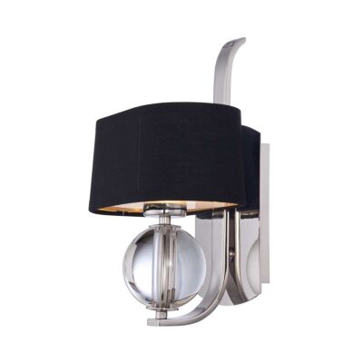 Kingsmere Row Contemporary Wall Light Imperial Silver