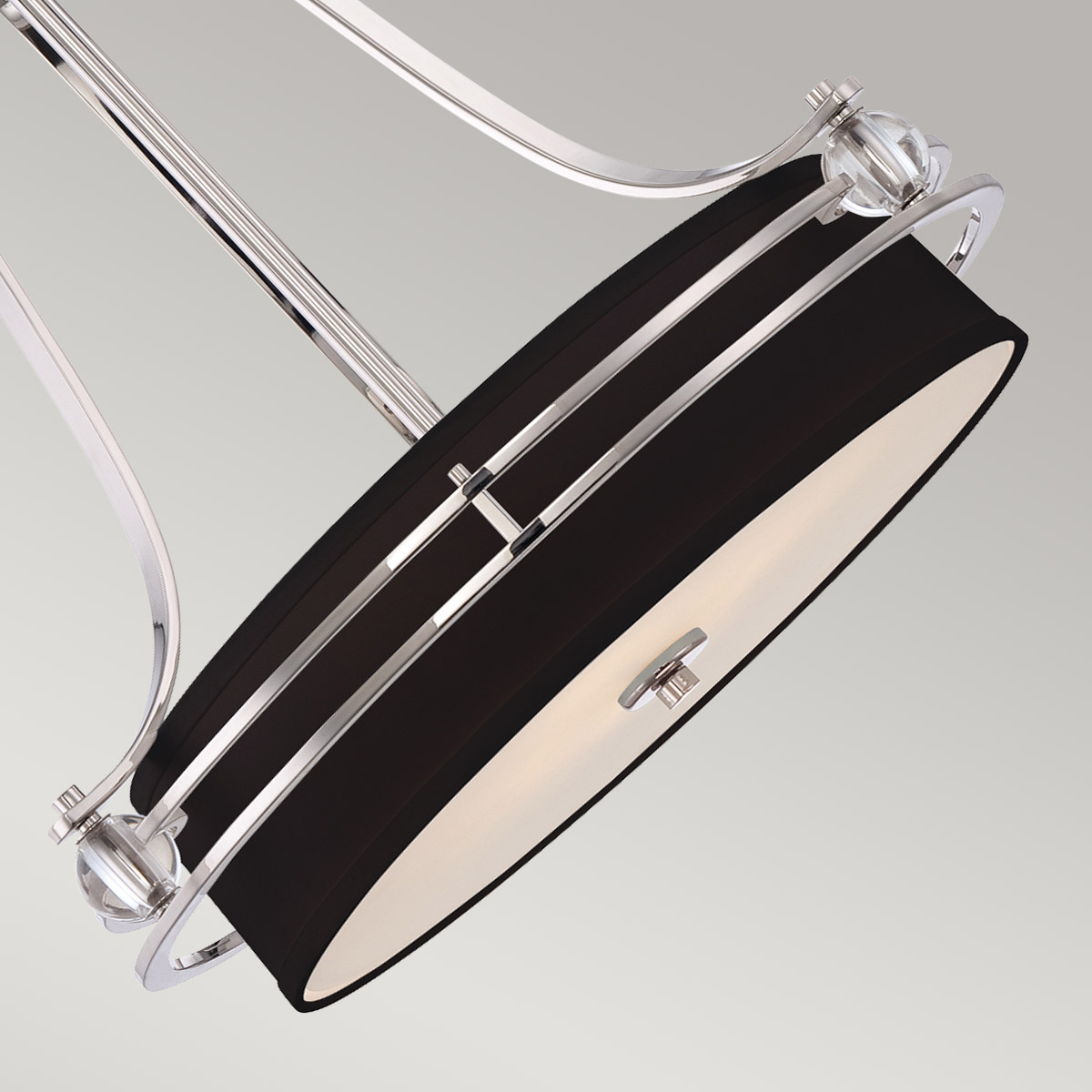 Kingsmere Row Hamptons Style 4 Light Pendant Imperial Silver Kingsmere Row Hamptons Style 4 Light Pendant Imperial Silver — detail view