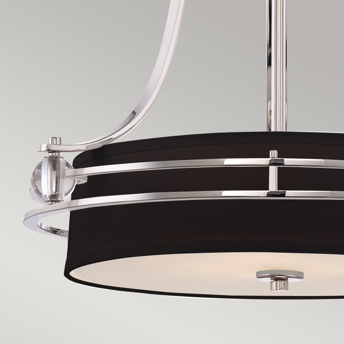 Kingsmere Row Hamptons Style 4 Light Pendant Imperial Silver Kingsmere Row Hamptons Style 4 Light Pendant Imperial Silver — detail view