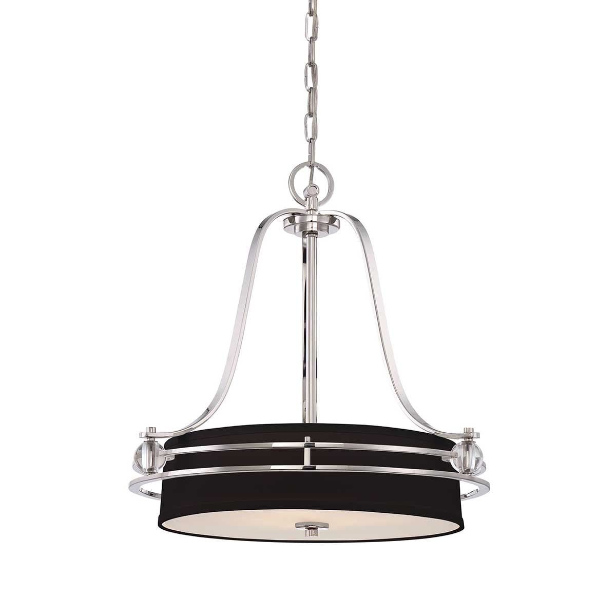 Kingsmere Row Hamptons Style 4 Light Pendant Imperial Silver