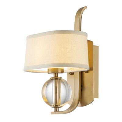 Kingsmere Row Hamptons Wall Light Brushed Brass