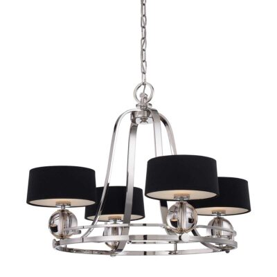Kingsmere Row Transitional Chandelier Imperial Silver
