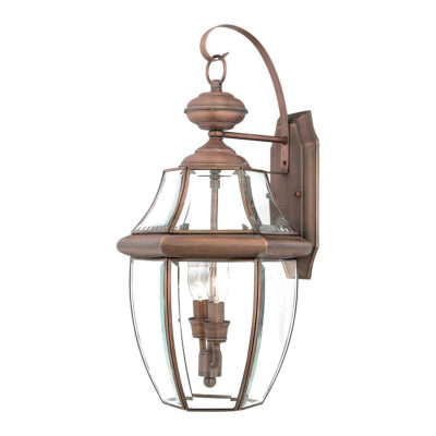 Kingsmill Traditional Wall Lantern Aged Copper