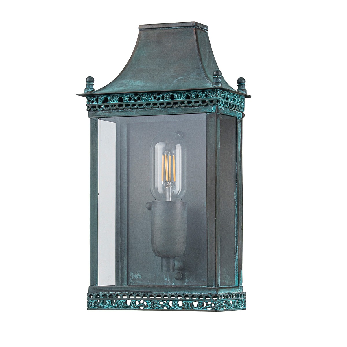 Kingswell Verdigris Traditional Wall Lantern Kingswell Verdigris Traditional Wall Lantern