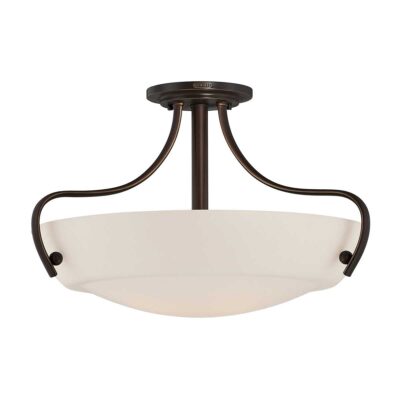 Lacefield French Provincial Ceiling Semi-Flush Bronze