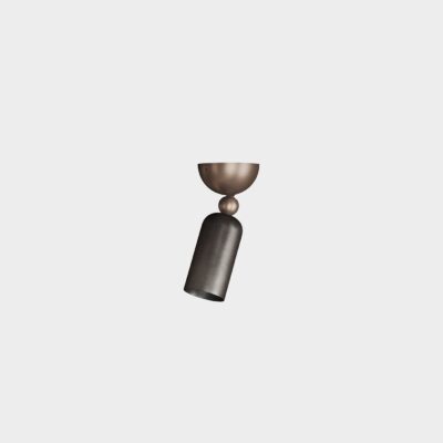 Lady Marchmont Contemporary Ceiling Spotlight Morocco/Grafene Natural Brass