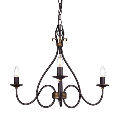 Lakemere French Provincial Chandelier Rust and Gold