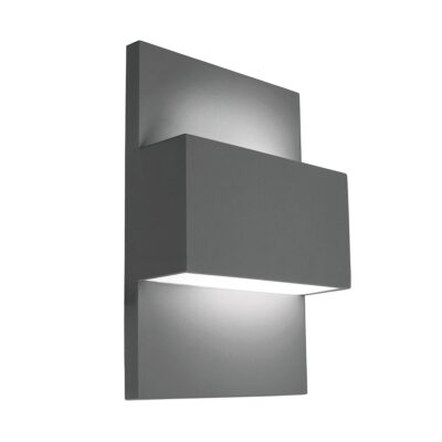 Lakemont Modern Graphite Outdoor Wall Light