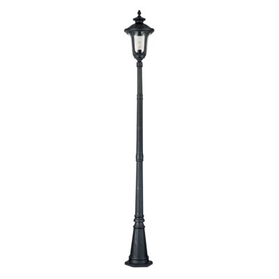 Lakemoor Traditional Outdoor Lamp Post Textured Black