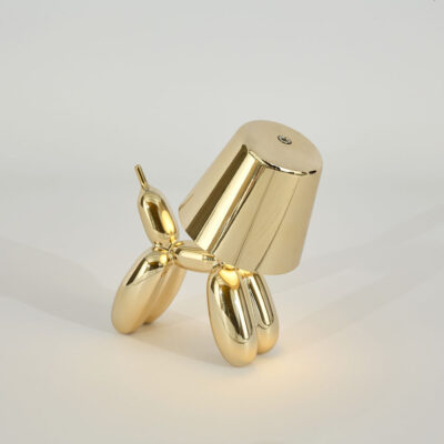 Lancaster Balloon Dog Rechargeable Table Lamp Brass