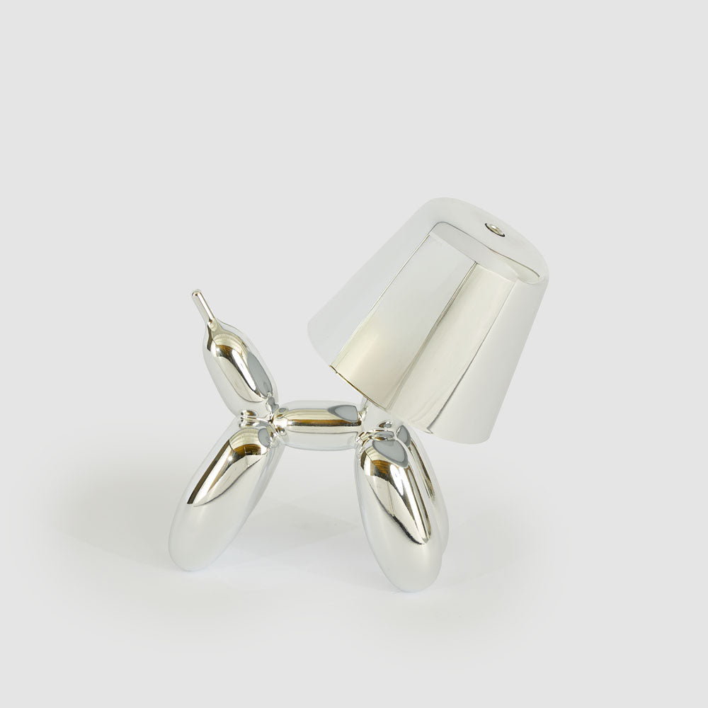 Lancaster Balloon Dog Rechargeable Table Lamp Silver Lancaster Balloon Dog Rechargeable Table Lamp Silver