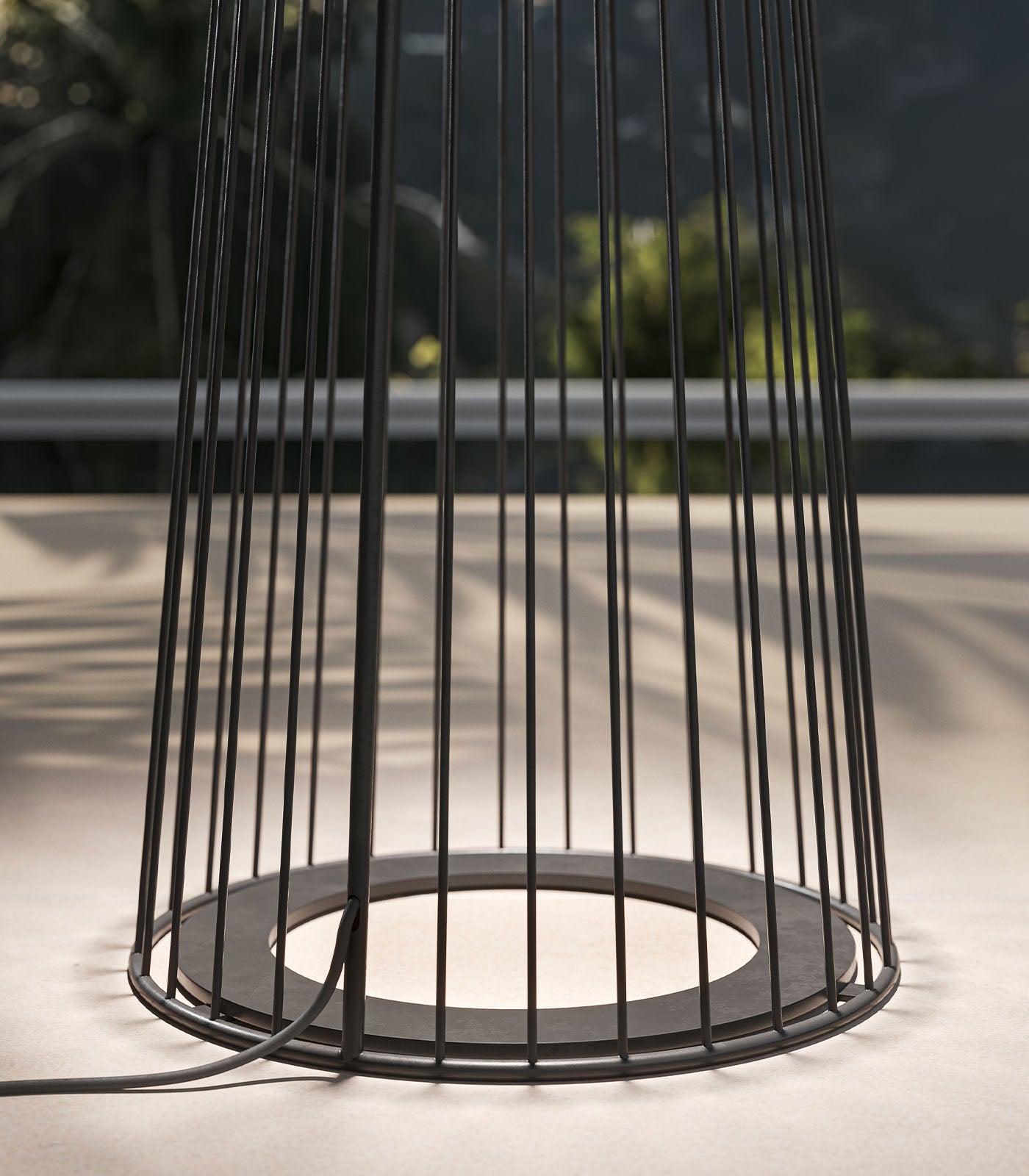 Landmark Grove Contemporary Wire Cage Outdoor Floor Lamp Matte Black Landmark Grove Contemporary Wire Cage Outdoor Floor Lamp Matte Black
