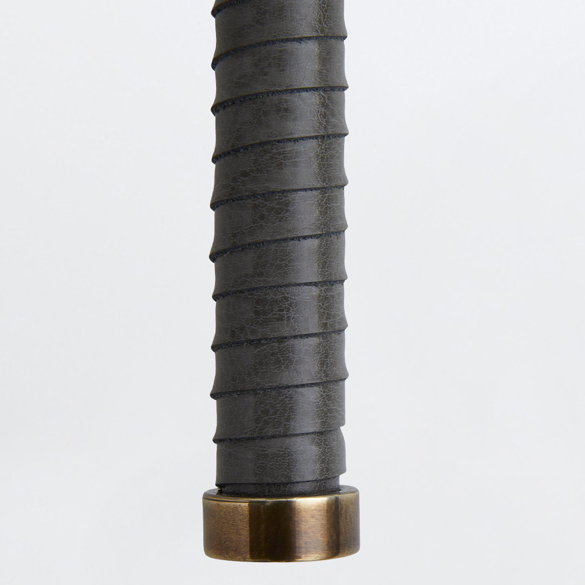 Larchbrook Retro Modern Wall Light in Heritage Brass and Black Larchbrook Retro Modern Wall Light in Heritage Brass and Black — detail view
