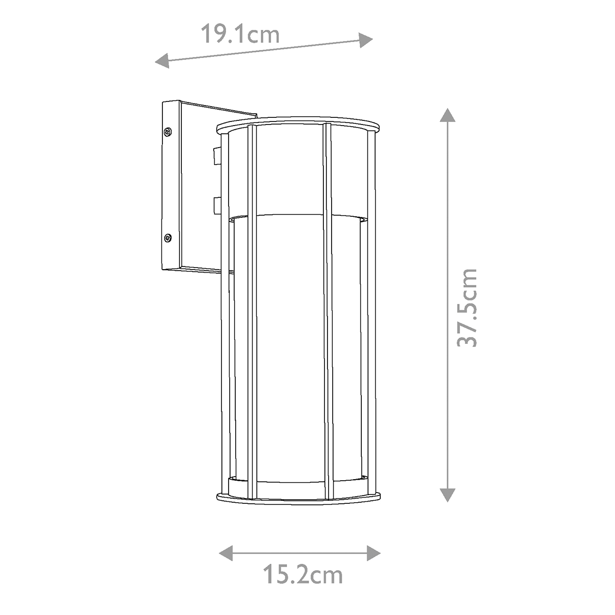 Larkbury Heritage Outdoor Wall Lantern Natural Brass Larkbury Heritage Outdoor Wall Lantern Natural Brass