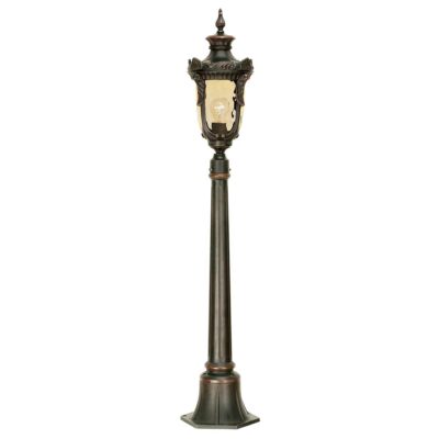 Liberty Crossing Traditional Outdoor Pillar Lantern Old Bronze