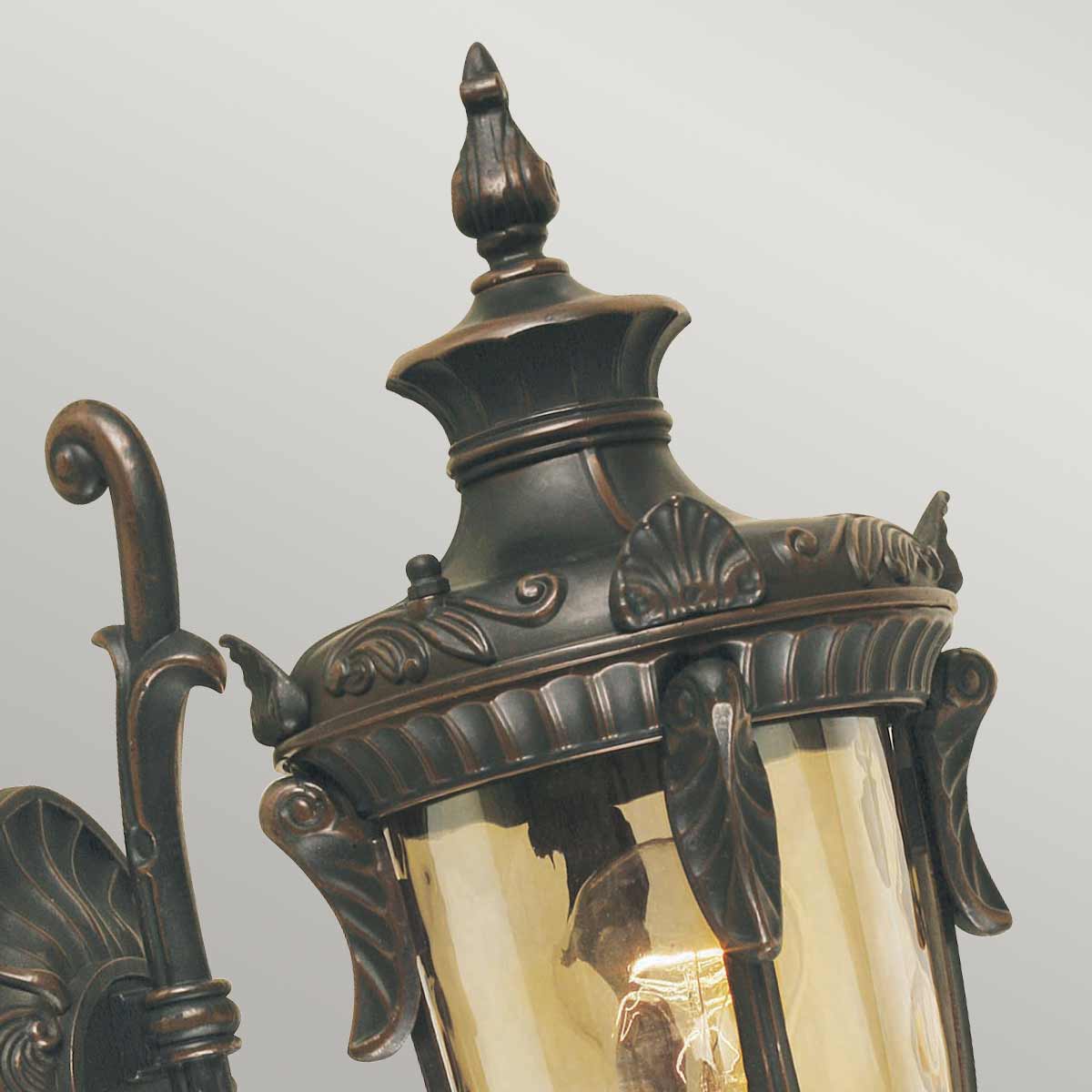 Liberty Crossing Traditional Small Outdoor Wall Lantern Old Bronze Liberty Crossing Traditional Small Outdoor Wall Lantern Old Bronze — detail view