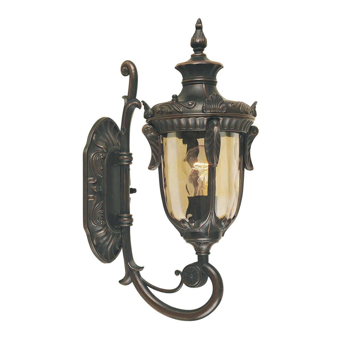 Liberty Crossing Traditional Small Outdoor Wall Lantern Old Bronze