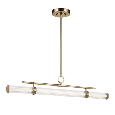 Linear Estate Heritage Pendant Champagne Bronze