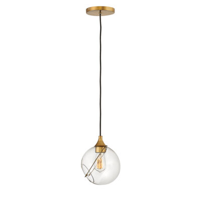 Loch Kessock Retro Modern Pendant Heritage Brass