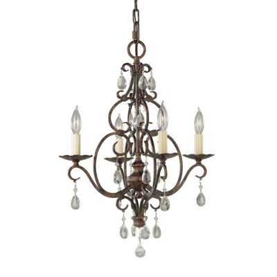 Longvale Estate French Provincial 4 Light Chandelier Mocha Bronze