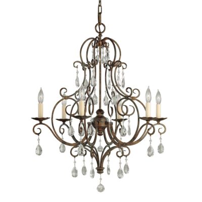 Longvale Estate French Provincial Chandelier Mocha Bronze
