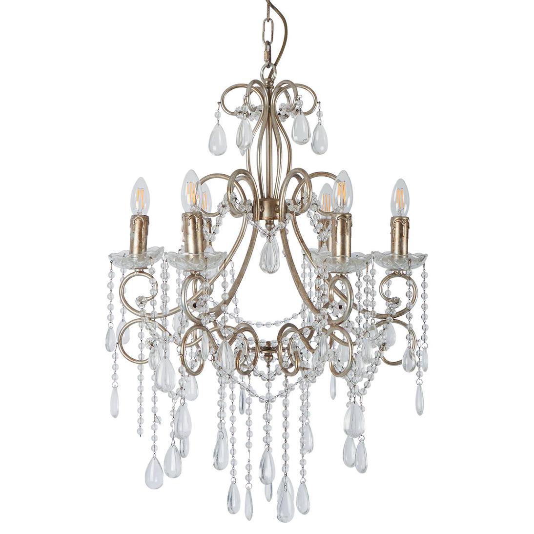 Luneburg French Provincial Crystal Chandelier Luneburg French Provincial Crystal Chandelier