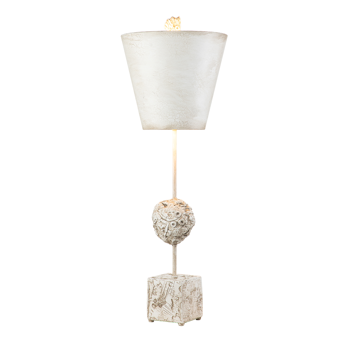 Marblegate Sculptural Table Lamp Bone White