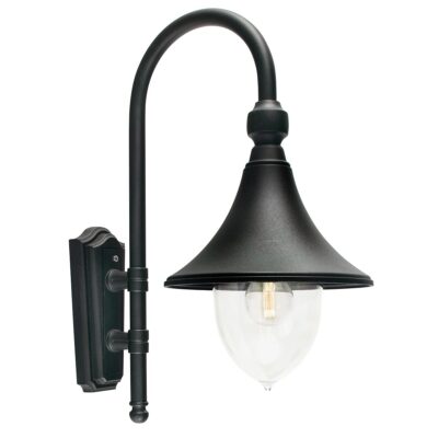 Marchetto Traditional Outdoor Wall Lantern Black