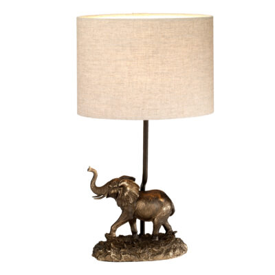 Marchfield Hamptons Elephant Table Lamp Bronze Patina