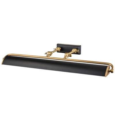 Marchgrove Large Picture Light Aged Brass & Matte Black