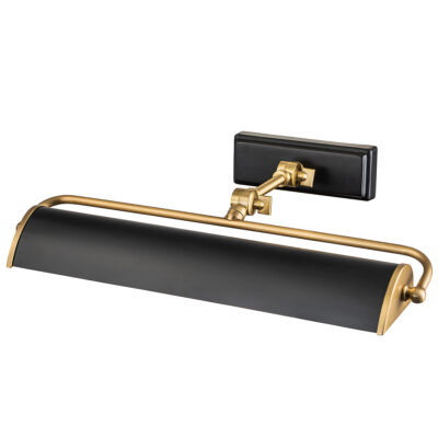 Marchgrove Picture Light Aged Brass and Matte Black