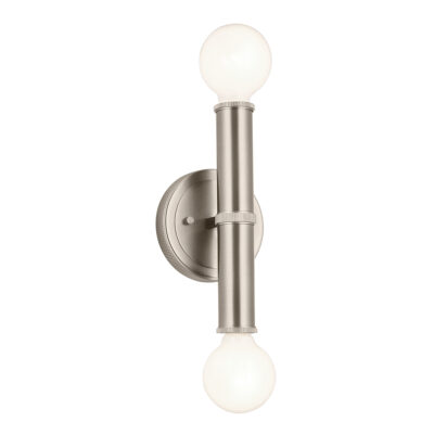 Marchmont Vale Retro Modern Wall Light Brushed Nickel