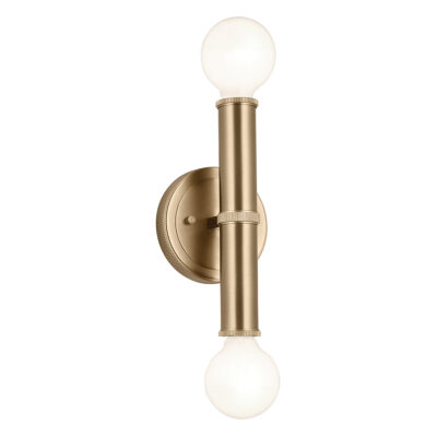 Marchmont Vale Retro Modern Wall Light Champagne Bronze