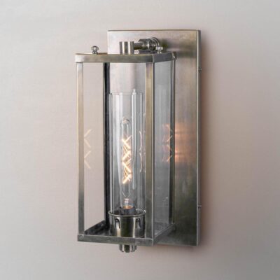 Marina Hamptons Outdoor Wall Light Antique Silver