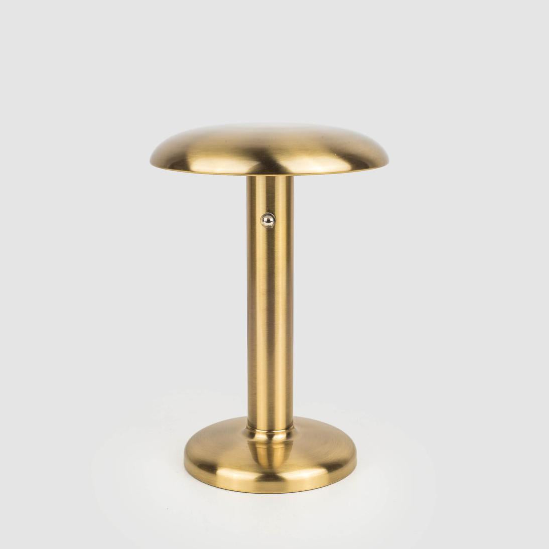 Mariner Heritage Brushed Brass Mushroom Rechargeable Table Lamp Mariner Heritage Brushed Brass Mushroom Rechargeable Table Lamp