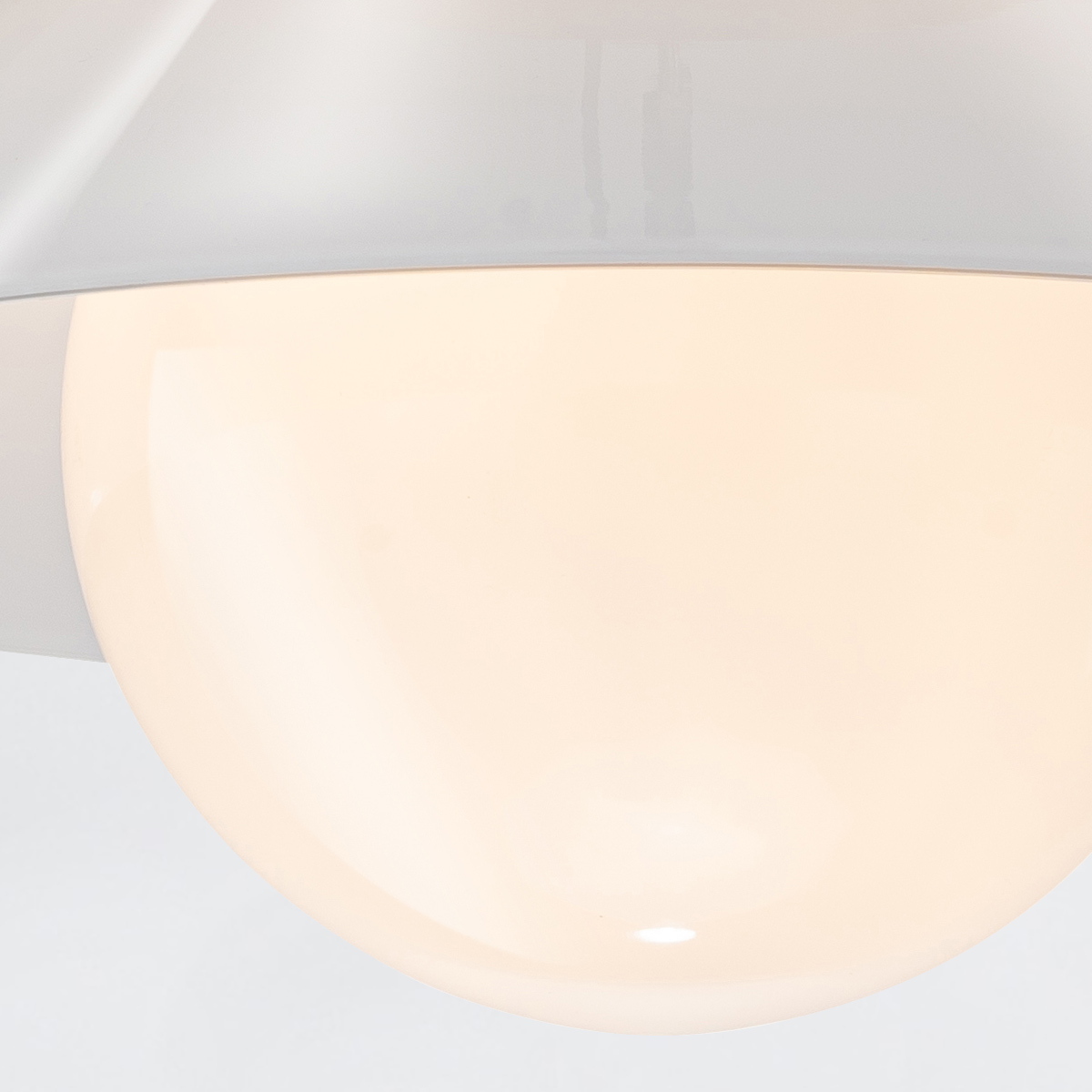 Marlefield Retro Modern Ceiling Flush Aged Brass Marlefield Retro Modern Ceiling Flush Aged Brass — detail view