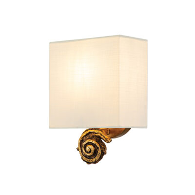 Marlestone French Provincial Swirl Wall Light Gold Leaf