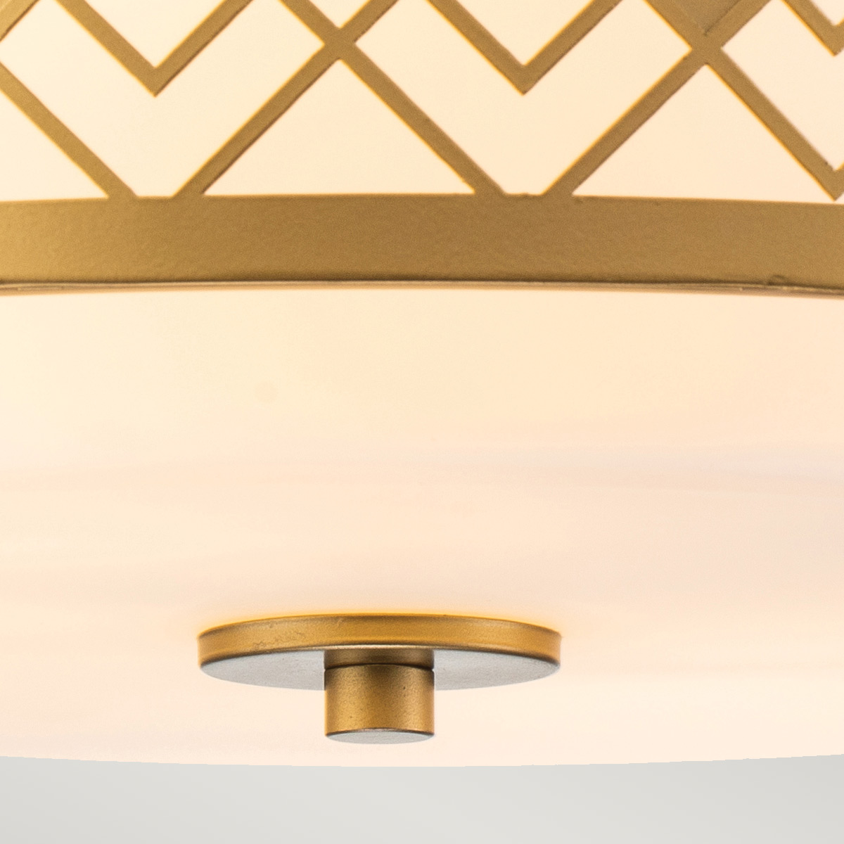 Marlow Gilt Hamptons Ceiling Flush Gold Marlow Gilt Hamptons Ceiling Flush Gold — detail view