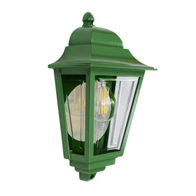 Marlow Lane Traditional Half Wall Lantern in Green