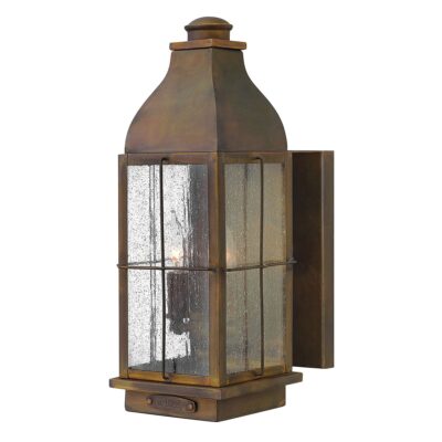 Marlstone Traditional Outdoor Wall Lantern Sienna Brass